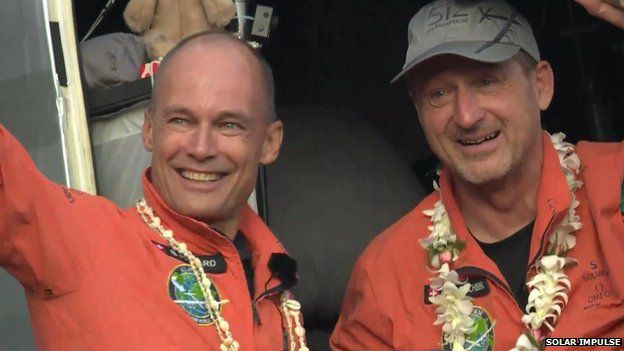 Solar Impulse completes epic flight to Hawaii